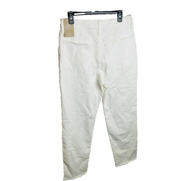 Madewell $128 Tall Perfect Straight Jean Tile White Size T30 NJ327 - Picture 9 of 12